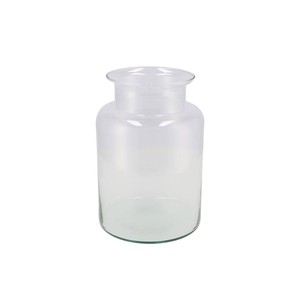 Glass Vase Milk Bottle Eco 17x25cm