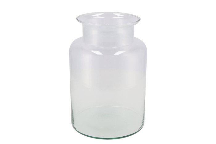 <h4>Glass Vase Milk Bottle Eco 17x25cm</h4>