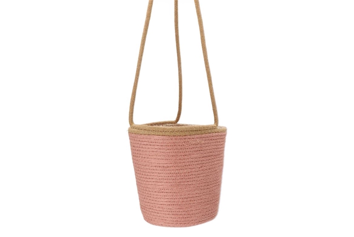 <h4>Tripoli Pink Hanging Basket 23x23cm</h4>