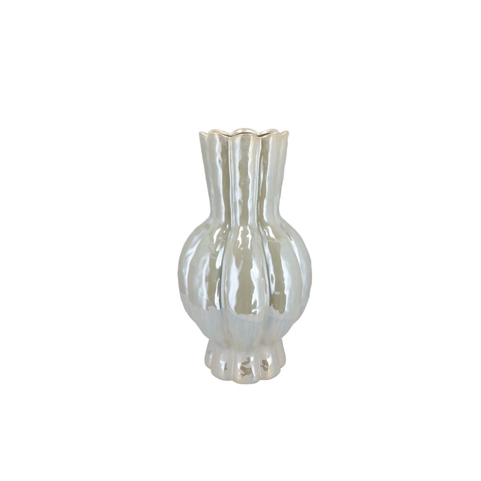 <h4>Garlic Pearl High Vase 17x30cm</h4>