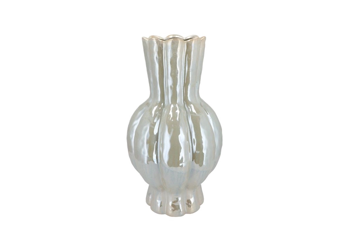 <h4>Garlic Pearl High Vase 17x30cm</h4>