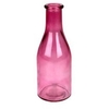 Vase Moroni glass D6,5xH18cm pink transparent