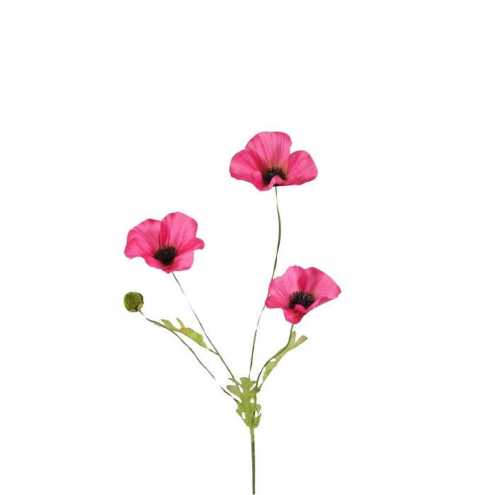 <h4>Artificial flowers Poppy 63cm</h4>