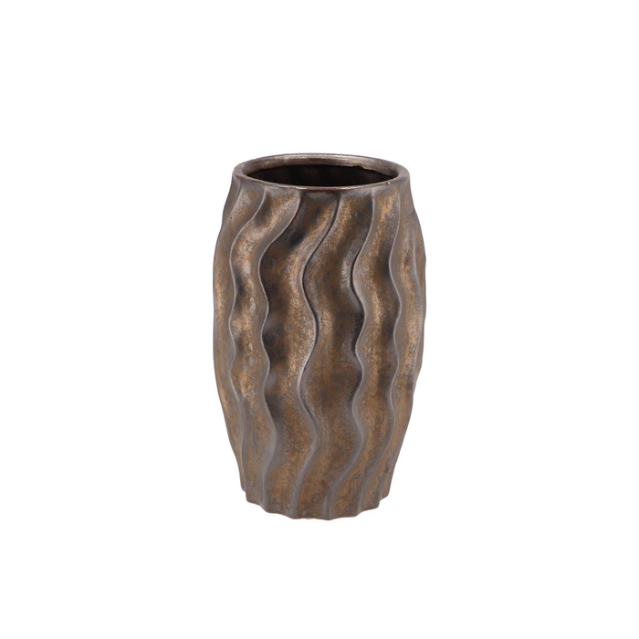 <h4>Karbala Bronze Vase 16x24,5cm</h4>