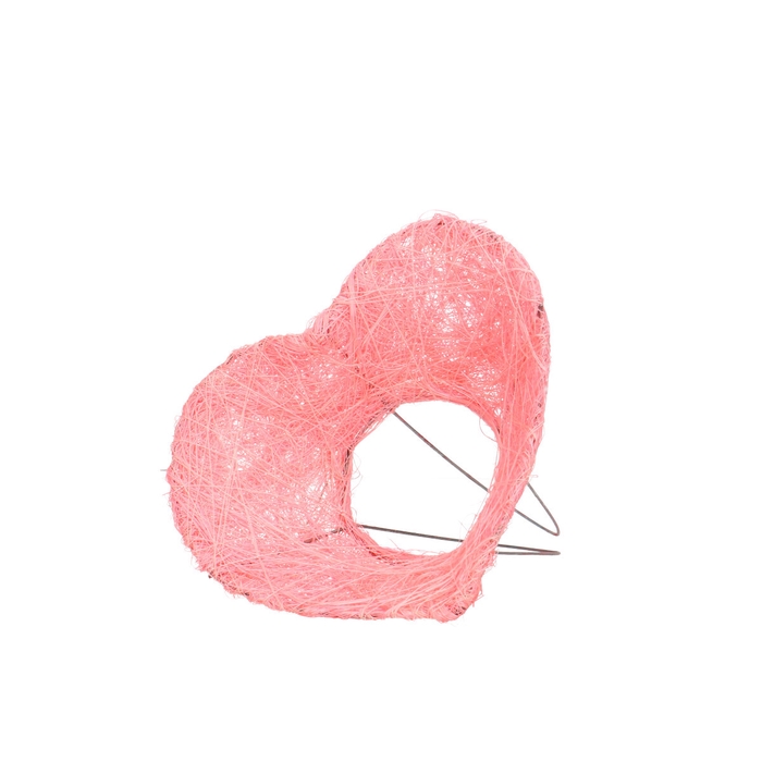<h4>Mothersday Bouquetholder heart sisal 14cm</h4>