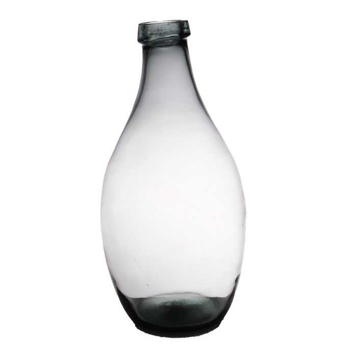 Glass Bottlevase Elegant d05/19*37cm