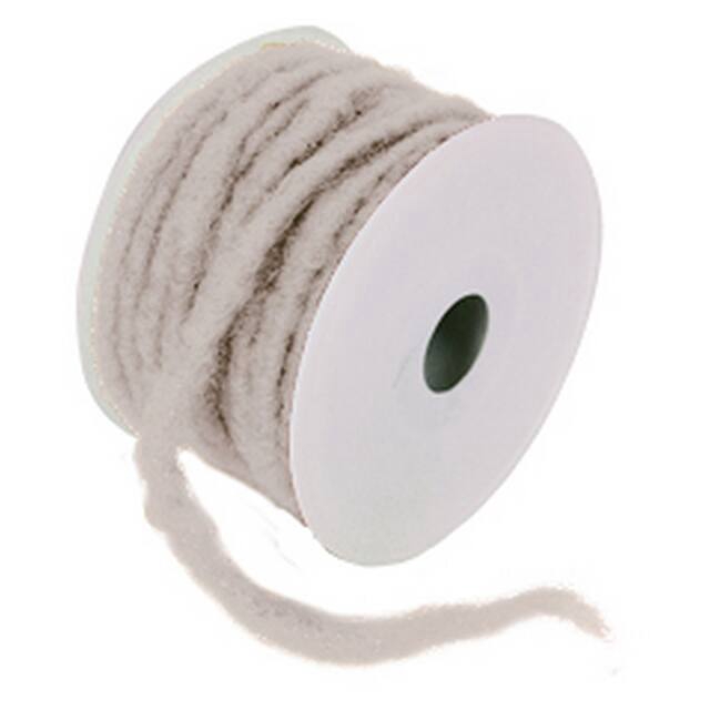 Wool wire on roll ø7mmx 20mtr white colournr 1