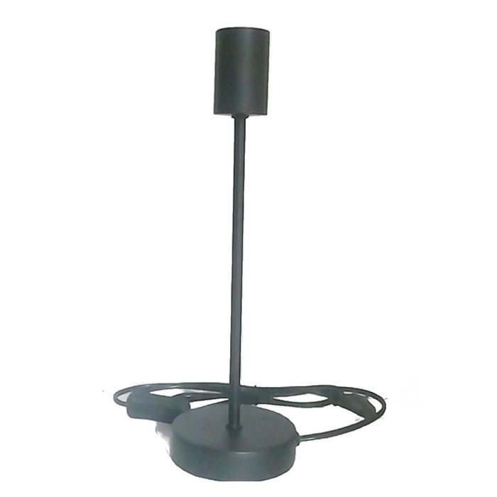Lamp Table Metal Black Height