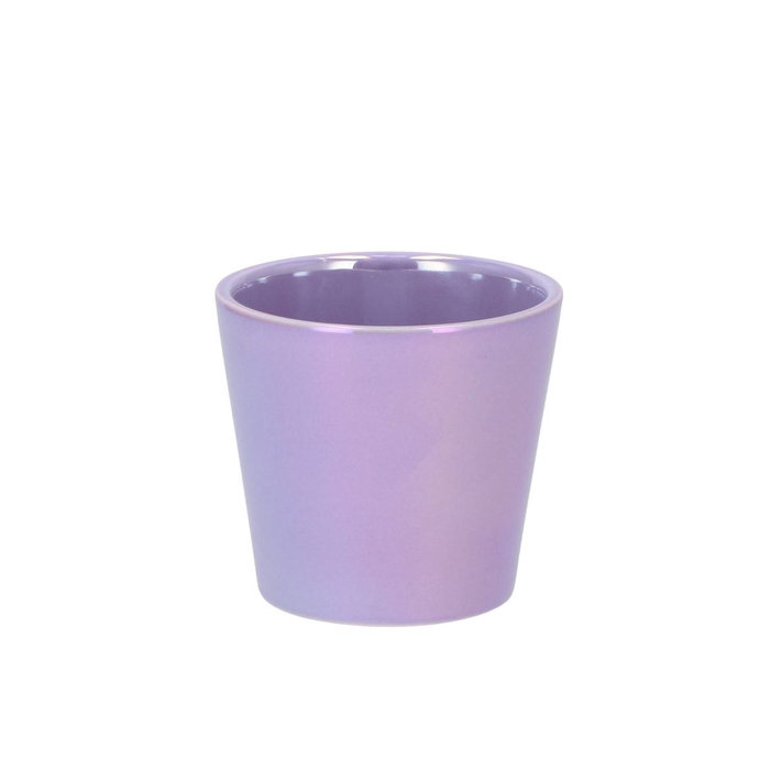 <h4>Daira Pearl Lilac Pot 9x8cm</h4>