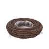 Wreath Elm Branches Planter Grey With Bottom 30cm