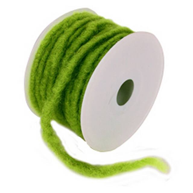 Wool wire on roll ø7mmx 20mtr green  colournr 74