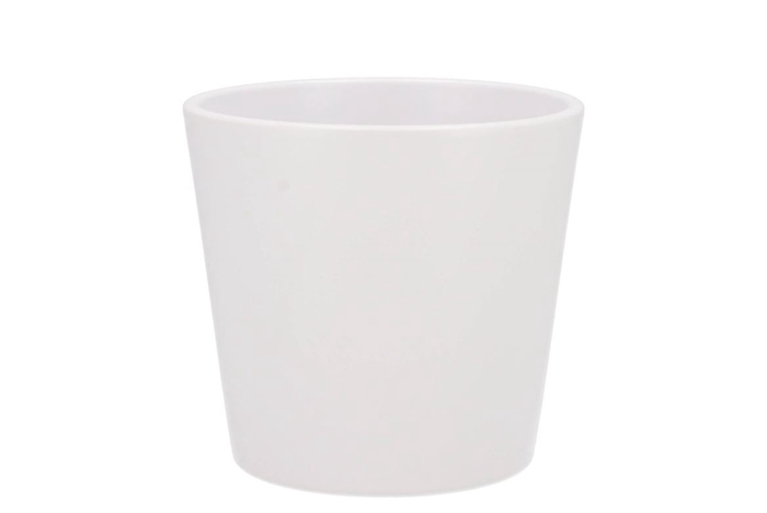 <h4>Ceramic Orchid Pot White 13,5cm</h4>