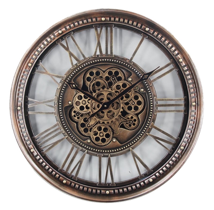 Clock Gear Ø80cm Rusty Iron Re
