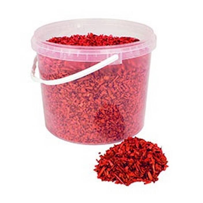 <h4>Houtsnippers 10 Ltr. Emmer Qc Rood</h4>