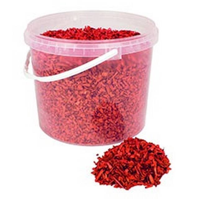 <h4>Houtsnippers 10 ltr. emmer QC rood</h4>