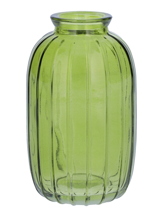 <h4>DF02-700036700 - Bottle Carmen d4/7xh12 vintage green</h4>