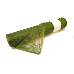 Sisal fibre on a roll 5mtr x 43cm green
