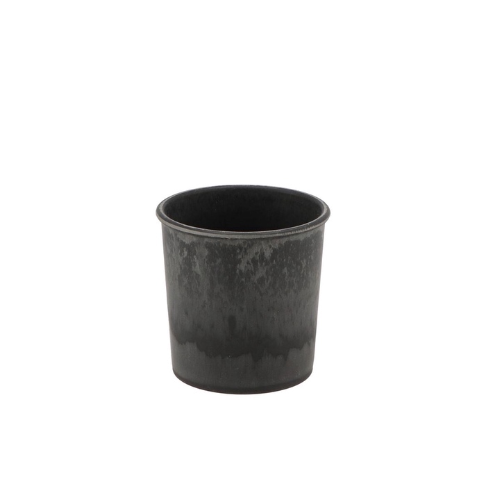 <h4>Melamine Grey Pot 11x8x11cm</h4>
