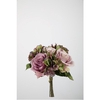 Artificial flowers Rosa/Hydrangea bouquet 22cm