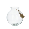 Glass Eco Ball vase collar d10/19*19cm