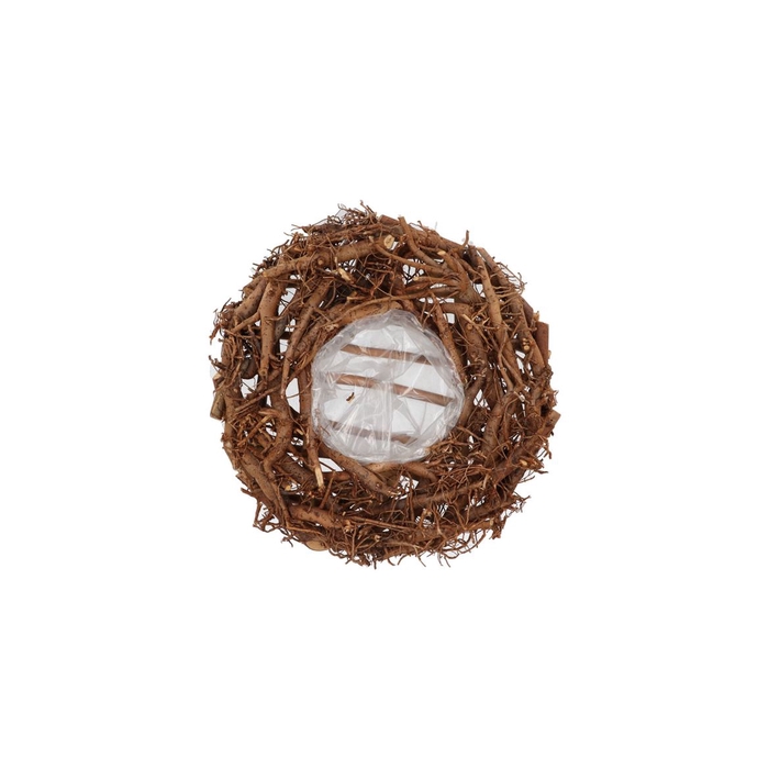 <h4>Wreath Root Wood Brown 30cm</h4>