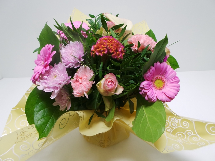 <h4>Bouquet aqua medium pink</h4>