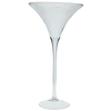 Glass Martini glass d25*50cm