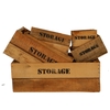 Wood Box Storage S/6 d48*30*19cm