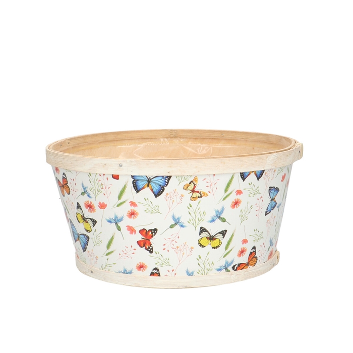 <h4>Wood Butterfly tray d22*11cm</h4>