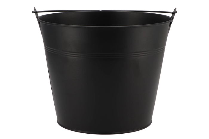 Zinc Basic Black Bucket 22,5x18cm
