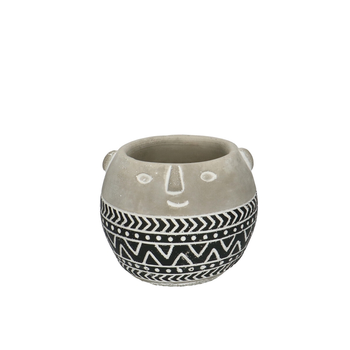 <h4>Ceramics Pot face d13.5*11cm</h4>