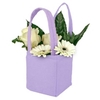Bag Pastel felt 12,5x11,5xH14,5cm lilac