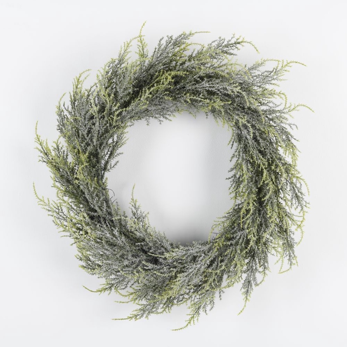 Af Wreath Conifer D46cm Frost