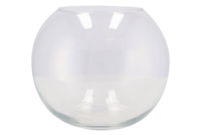 Glass Vase Sphere 25x20cm