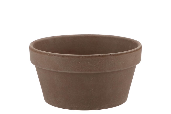 <h4>Terra Choco Conical Bowl Grey Siliconised 20x10cm</h4>