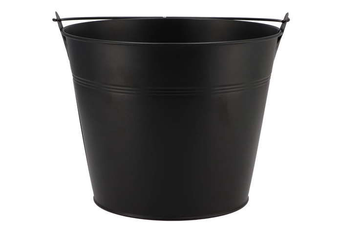 <h4>Zinc basic black bucket 22 5x18cm</h4>
