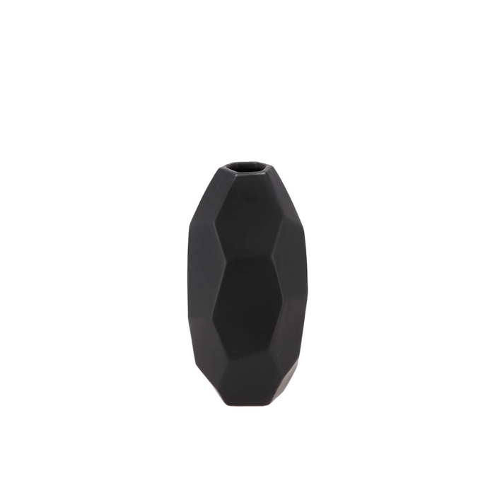 <h4>Jada Black Rock Vase 15x30cm</h4>