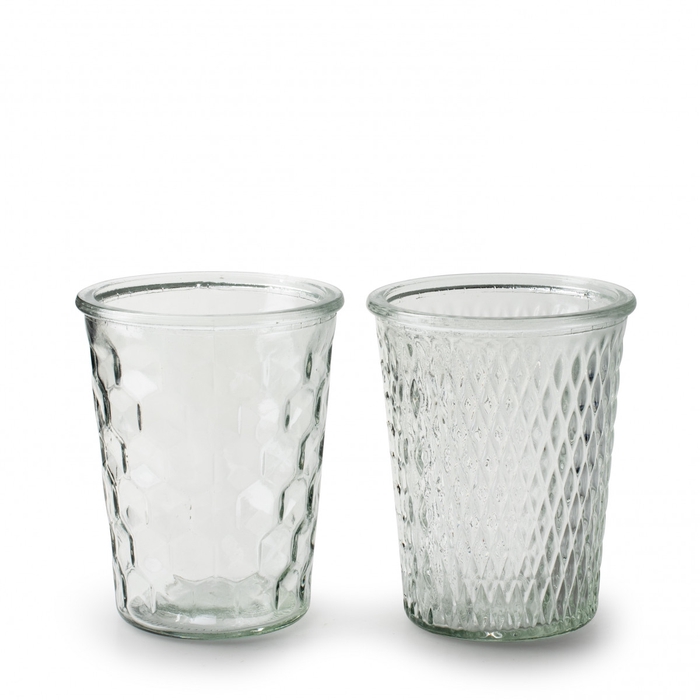<h4>Glass retro vase d10 13cm</h4>