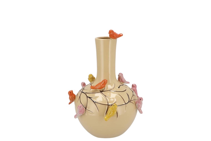 <h4>Bird Vase Sand Tube 16x17cm</h4>