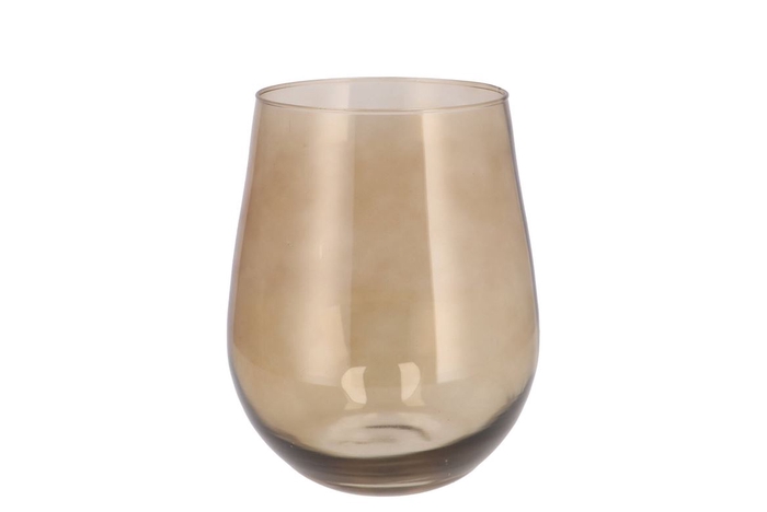 <h4>Mira Sand Glass Wide Vase 20x20x22cm</h4>