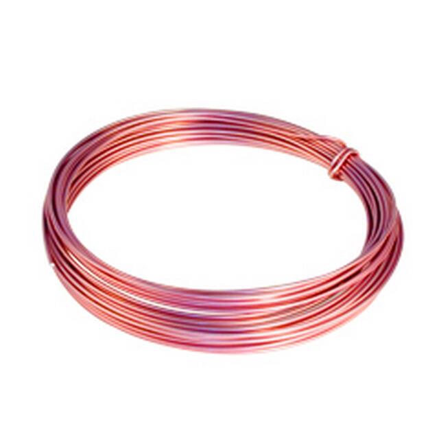 Aluminium wire pink - 100gr (12 mtr)
