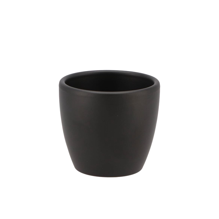 <h4>Ceramic Pot Antraciet Matt 8cm</h4>