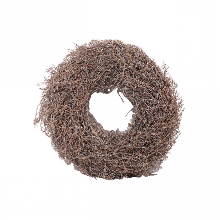 <h4>Wreath d38cm fern root frosted</h4>