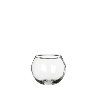 Glas Kogelvaas d07/5*5cm
