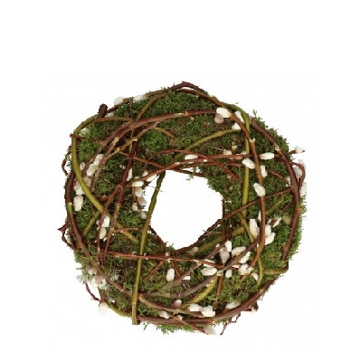 <h4>Wreath d30cm Willow catkin</h4>