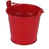 Bucket Sevilla zinc Ø8,2xH7,2cm - ES7 red matt