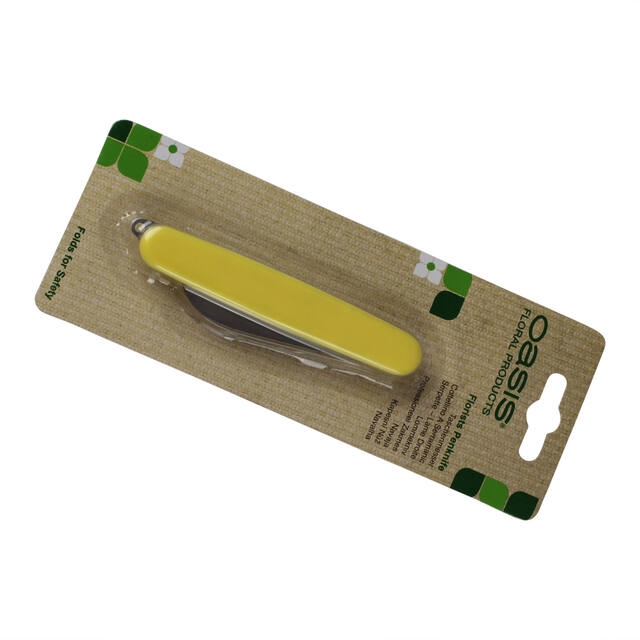 <h4>Oasis florists army knife yellow nr 61002</h4>