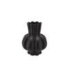 Garlic Black Low Vase 21x25cm