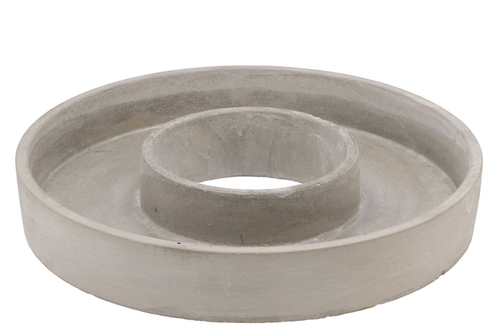 <h4>Concrete Ring Grey 30x5cm</h4>