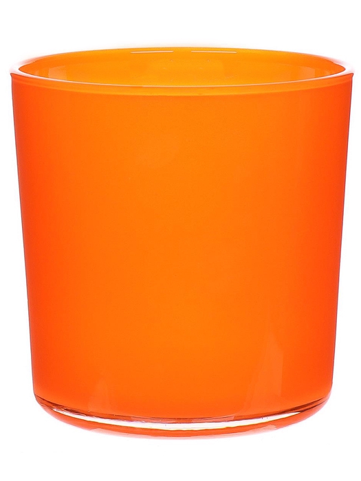 DF02-663401847 - Pot glass Jackson d12.7xh13 orange